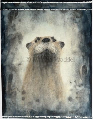 Original water media painting