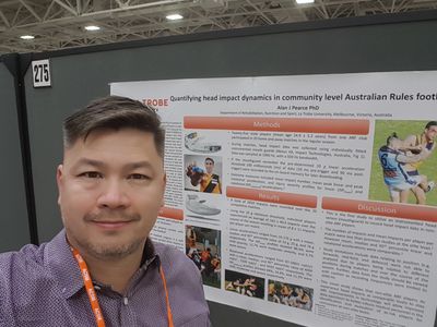 Dr Alan Pearce at the ACSM in Minneapolis