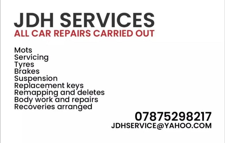 JDH Services, Skilled Mobile Mechanic Serving The East Midlands Area. Over 15 Years Of Experience.
