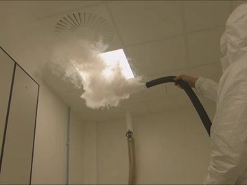 اختبار الدخان فى الغرف النظيفة