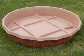 Approx. Dimensions:
Diameter – 8’
Height – 16”
Weight – 140#
Gallons – 455
Al