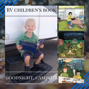 5 Star RV Children's Book Goodnight, Campsite is ideal for camping themed lesson plans