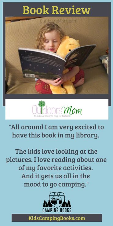 Kids camping book, RV gifts, gifts for RV campers, preschool camping books, kids books camping theme