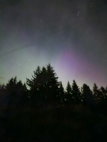Northern Light on Canada Day 2026 at Sea & Sky Tent Sites Captured by Guests