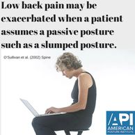 Lower back pain can be prevented