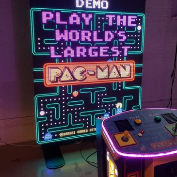 Play the World's Largest Pac-Man arcade game in Chicago. 