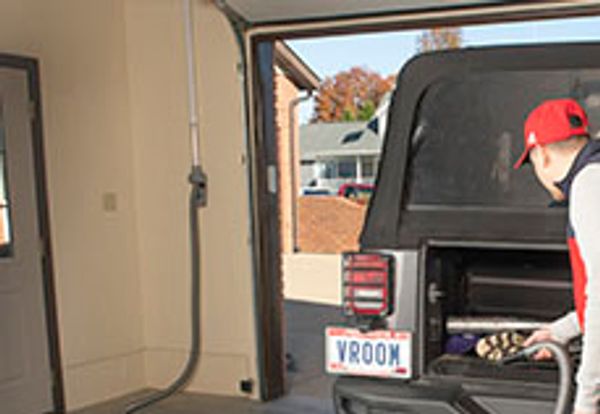 VROOM-Retractvac Hose System for the Garage