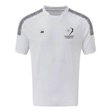 Dual Collar Training Shirt White/Black