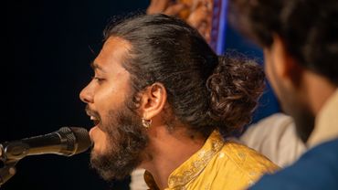 Armaan Khan is performing Hindustani Classical Music at Malhar Festival.