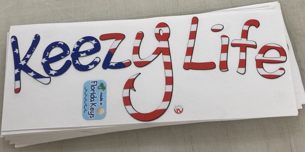 Keezy Life decorated with American flag.