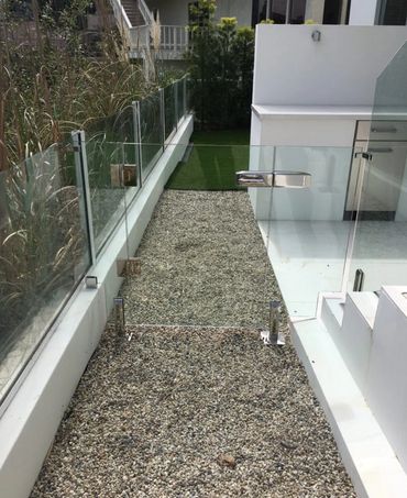 Glass Yard Fence