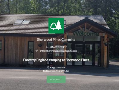 Sherwood Pines Campsite reception