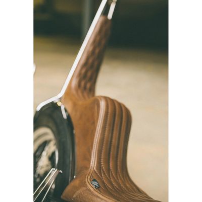 Chopper, king queen, chopper seat, motorcycle seat, counter balance cycles