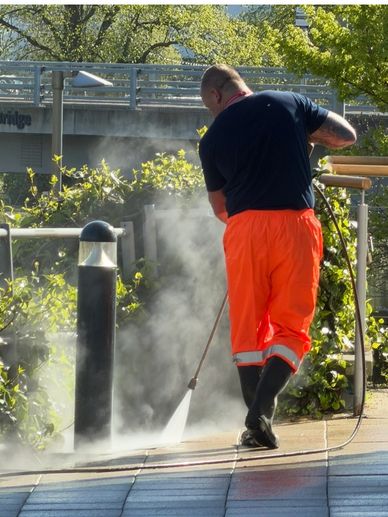 Jet Washing Services UK | Commercial Pressure Washing | S4S Projects