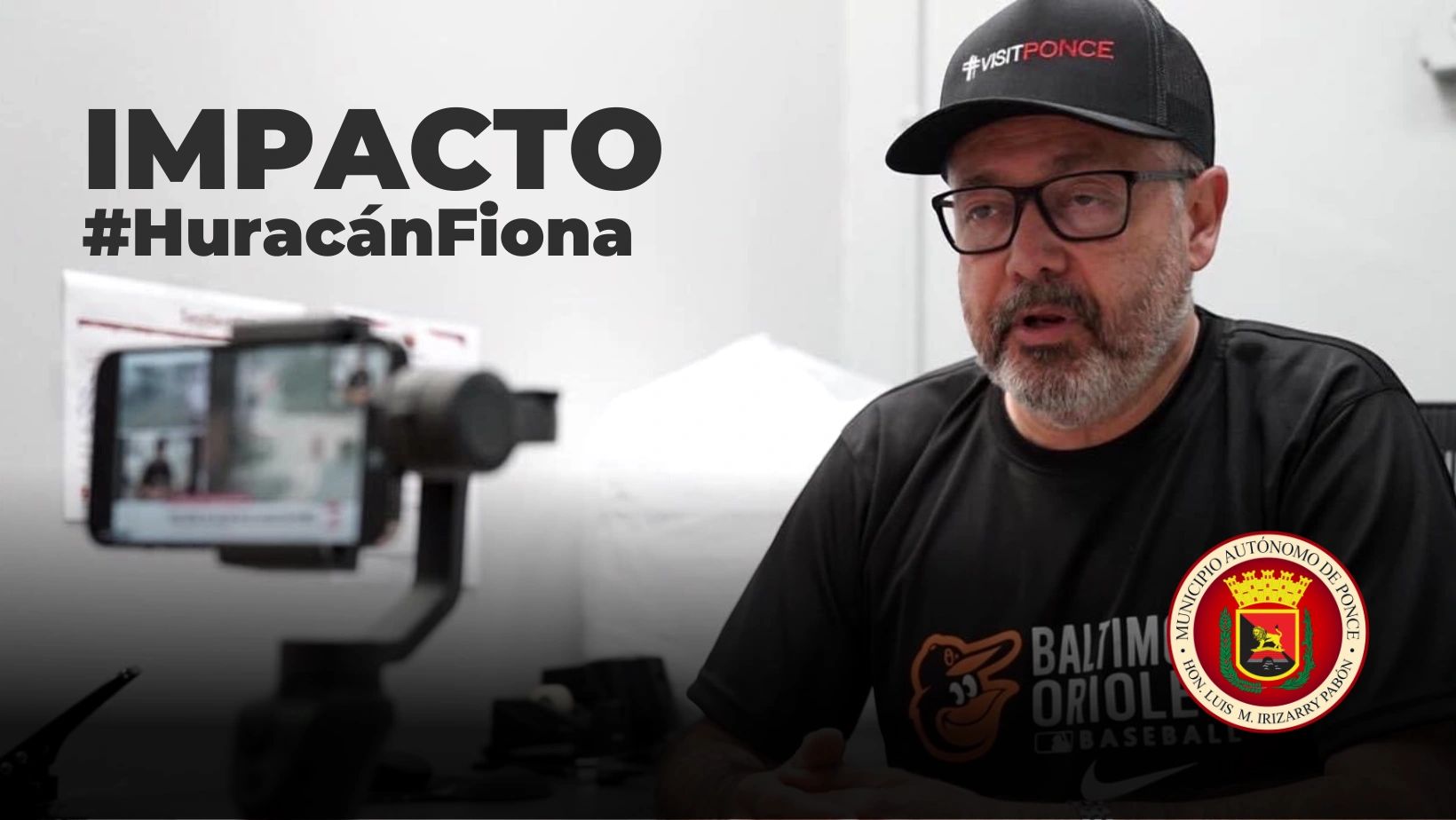 Hombre habla sobre el impacto del Huracán Fiona en Ponce.
