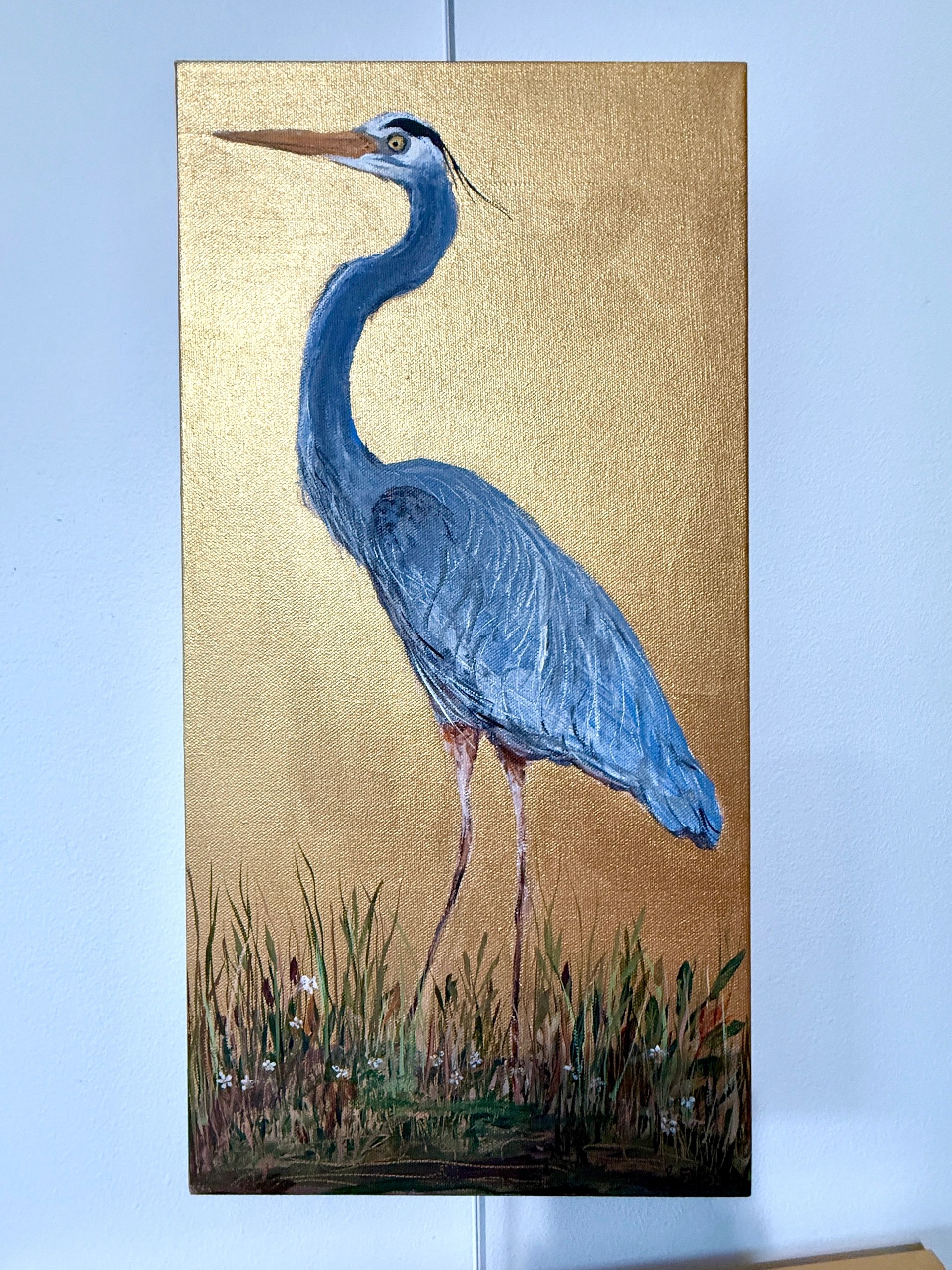 Blue Heron bird