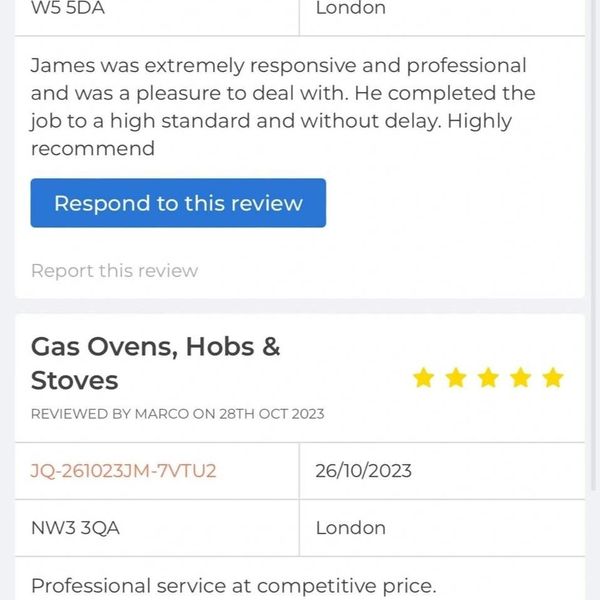 Gas Safe boiler service and appliance reviews London trusted local heating engineers