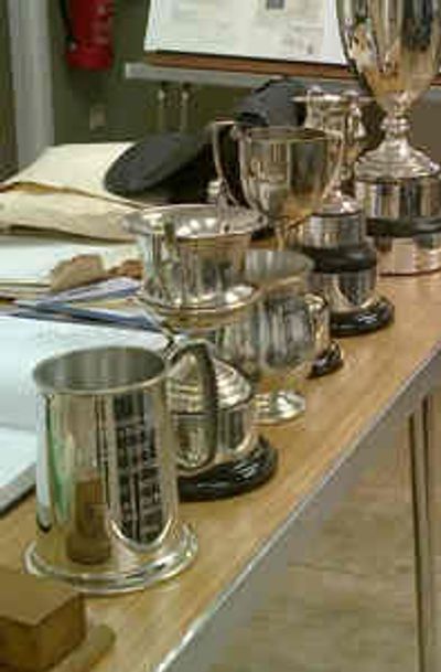 The WDPS Competition Cups and Tankards.