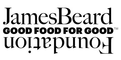Logo for the James Beard Foundation.