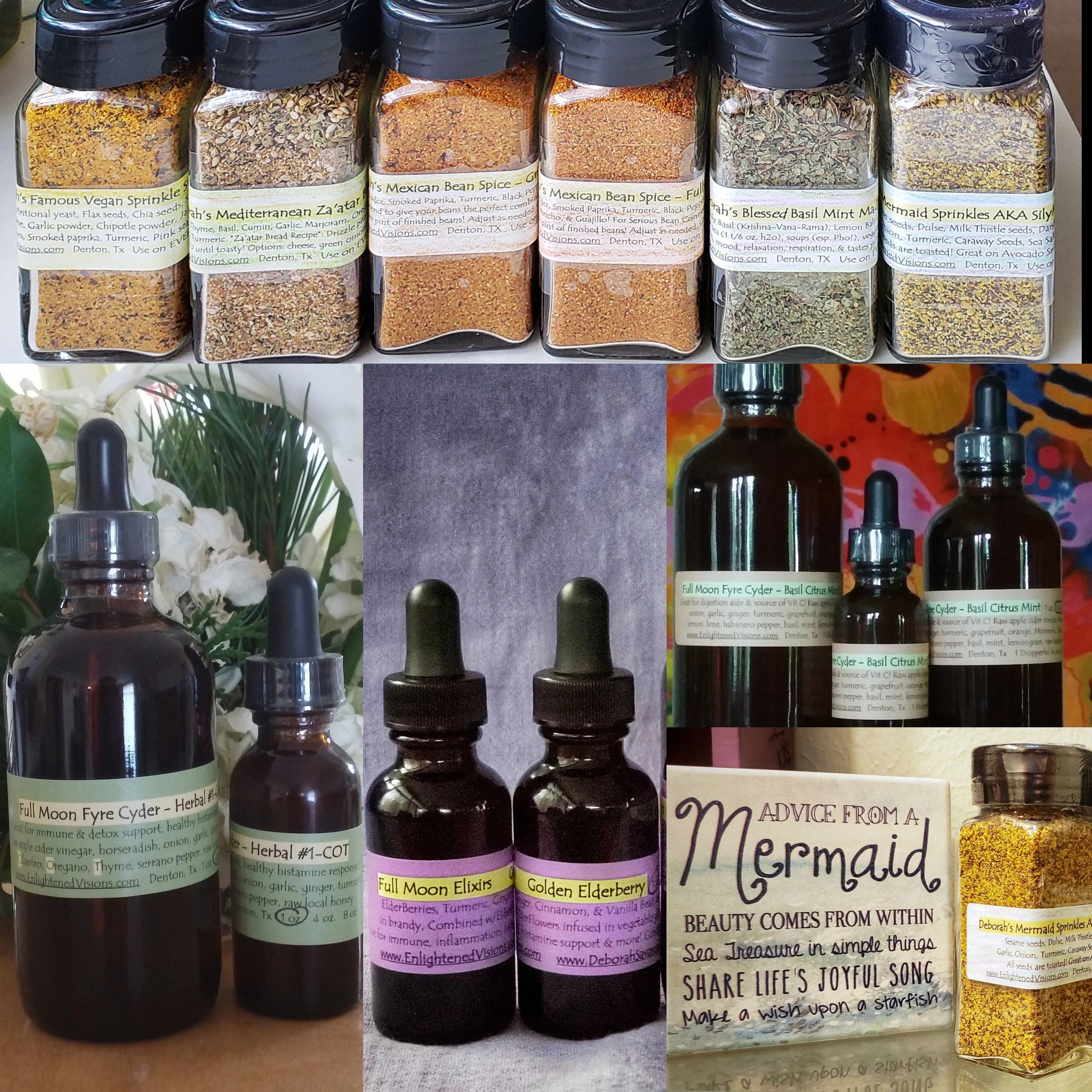 collage of Full Moon Creations