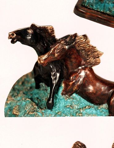 Horseplay at the beach is for sale created 1989