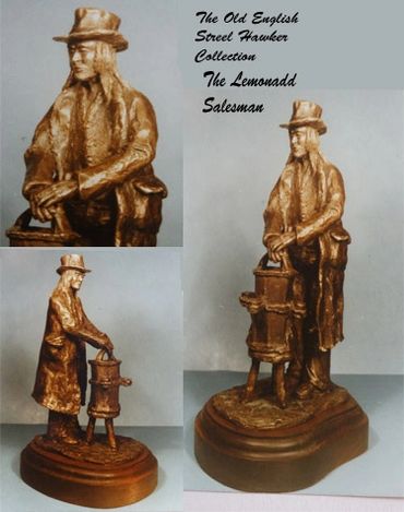 Bronze old English Street Hawker
Lemonade sales man