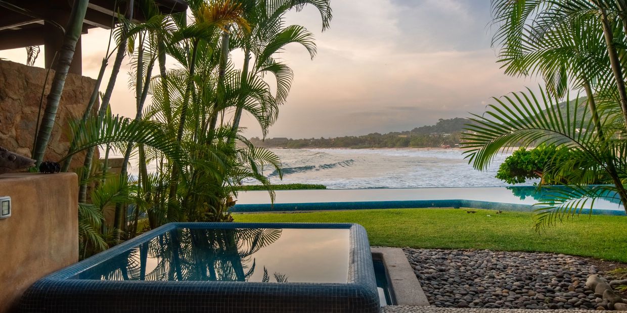 Ocean front villa in Troncones, Mexico