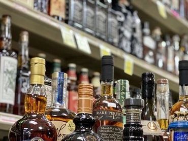 Craft beer and liquor selection at Snow's Family Market