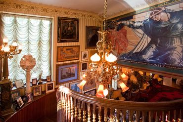 Custom murals, gold leaf gilding, stenciling