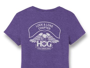 Lightweight and soft tri-blend 50% polyester/25% ring spun cotton/25% rayon t-shirts with your Chapt