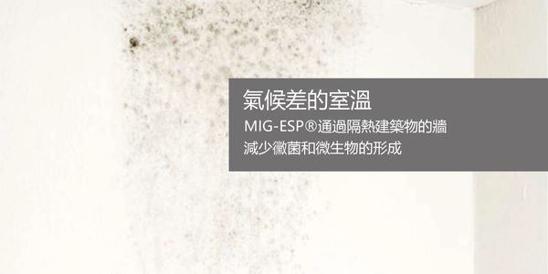 MIG-ESP®  是獨一無二的，因為它是偽裝成塗層的透氣薄層絕緣材料，完美結合了熱反射和水分管理，以最大限度地發揮空間保留熱能的潛力。