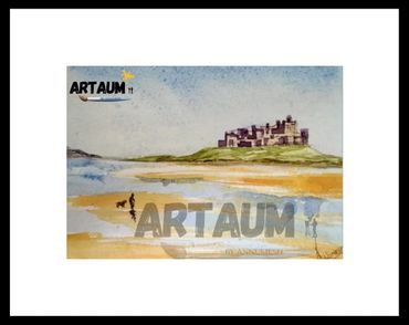 Fort water colour painting