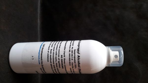 Sanitising Anti-Viral Rubbing Alcohol Aerosol Spray