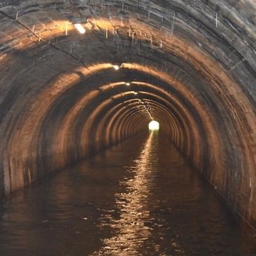 Tunnel on the waterway