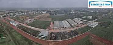 Bird's Eye View of R Logistics Park, Raipur (Jun 2022)