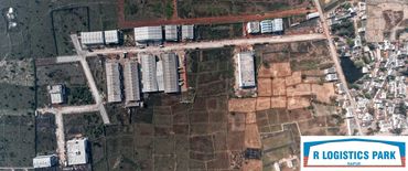 Aerial Snapshot of R Logistics Park, Raipur (Dec 2022)