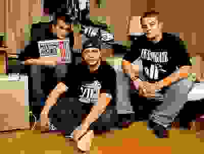 The creative team of the Loose Change films. Dylan Avery, Korey Rowe, and Jason Bermas.