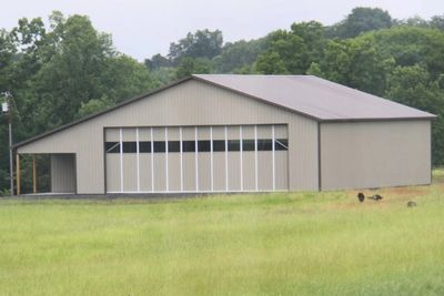 hanger runway wildlife scenic view