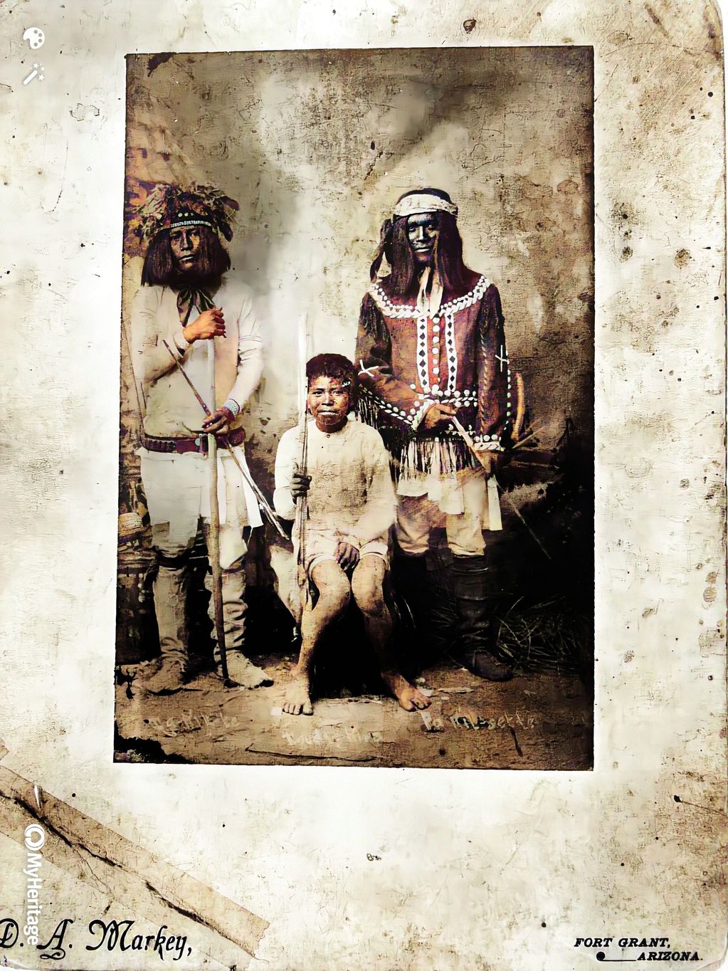 THREE WHITE MOUNTAIN APACHES