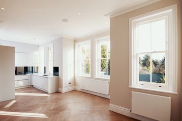 timber sash windows from inside