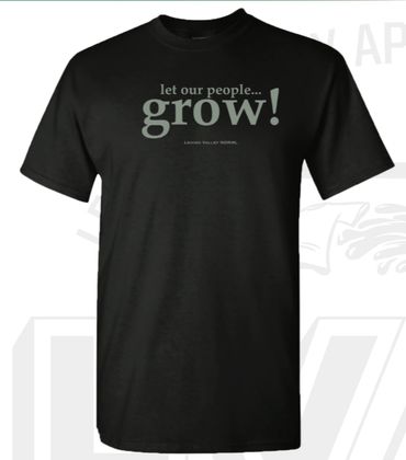 “Let our People Grow” tees.
Available sizes small-3XL
$20