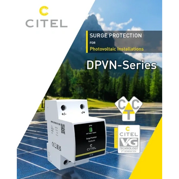 La nueva serie DPVN de Citel para proteger sistemas fotovoltaico 
