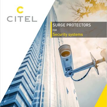 Supresores de picos de voltaje Citel en Sistema de Seguridad
SUPRESORES DE PICOS CITEL
Supresor 