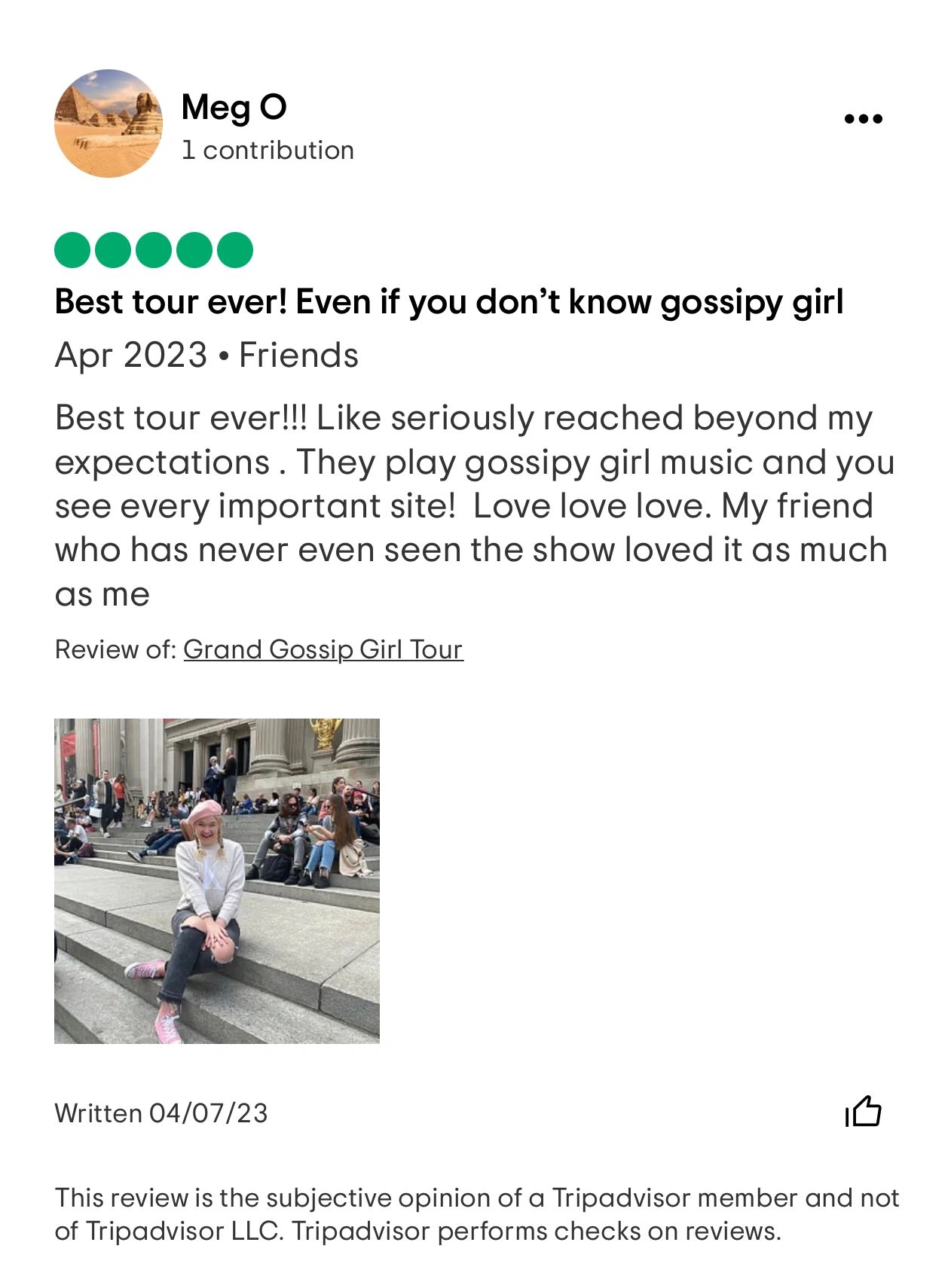 Gossip Girl Tour | Gossip Girl Tour New York | Gossip Girl Sites Tour | Gossip Girl Tour NYC |