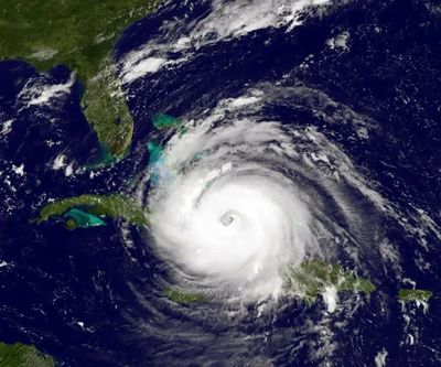 Hurricane near Florida