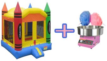 Bouncing For Joy Bounce House & Party Rental 2 n 1 Party Package 13x13 Crayola plus any concession