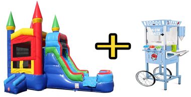 Bouncing For Joy Wet and Fun Party Package 4 n 1 Castle Combo plus any Concession