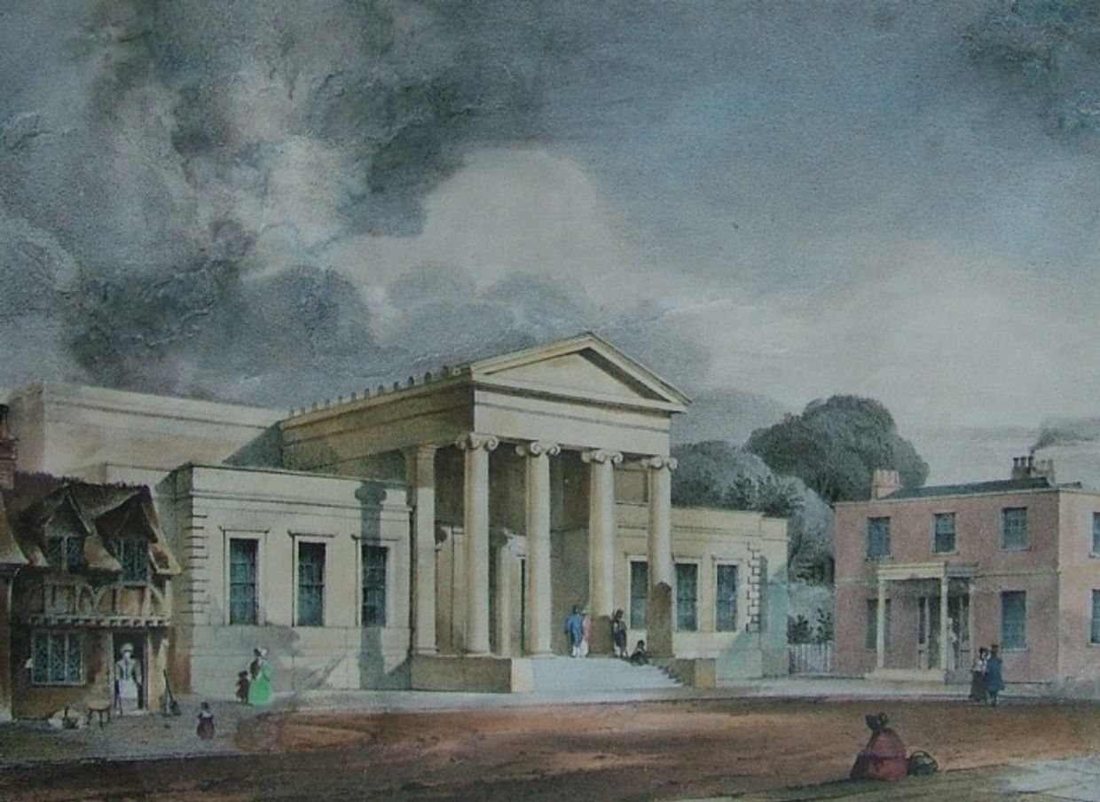 Painting of Assize Court Building 1835
