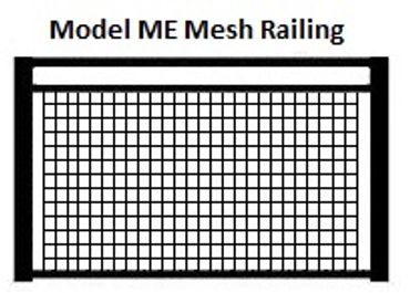 Model ME Mesh Railing