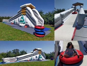 toboggan slide bouncy castle